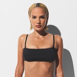 SKIMS SIGNATURE SWIM MICRO BANDEAU W/STRAPS
